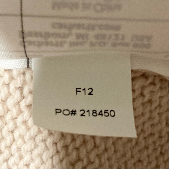 Carhartt Cream Full Zip Cardigan Sweater with Multi-Color Fair Isle Pattern - Picture 5 of 10